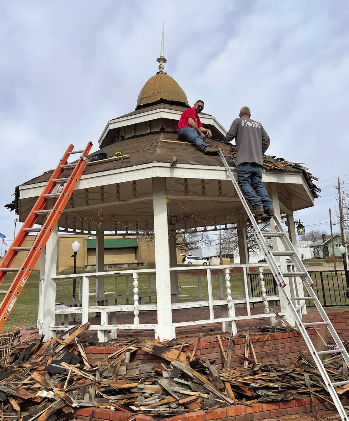 Repairs Made to Gazebo