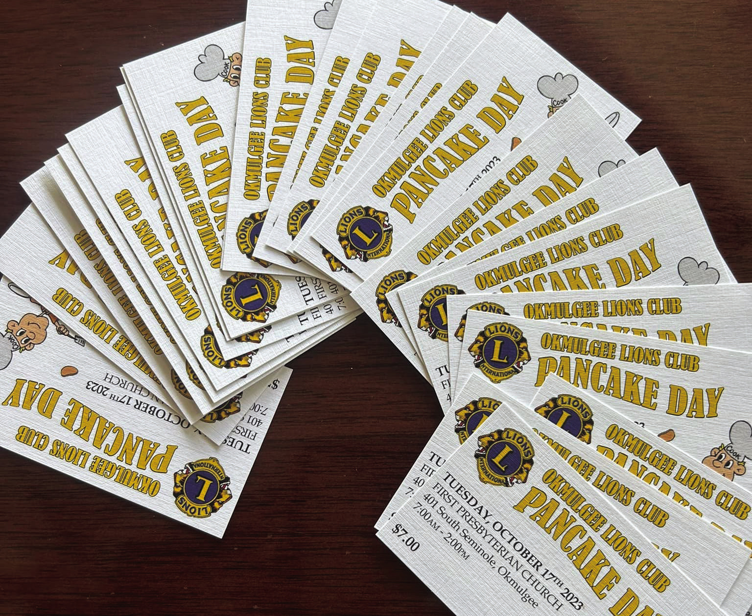 Lions Pancake Day Next Tuesday